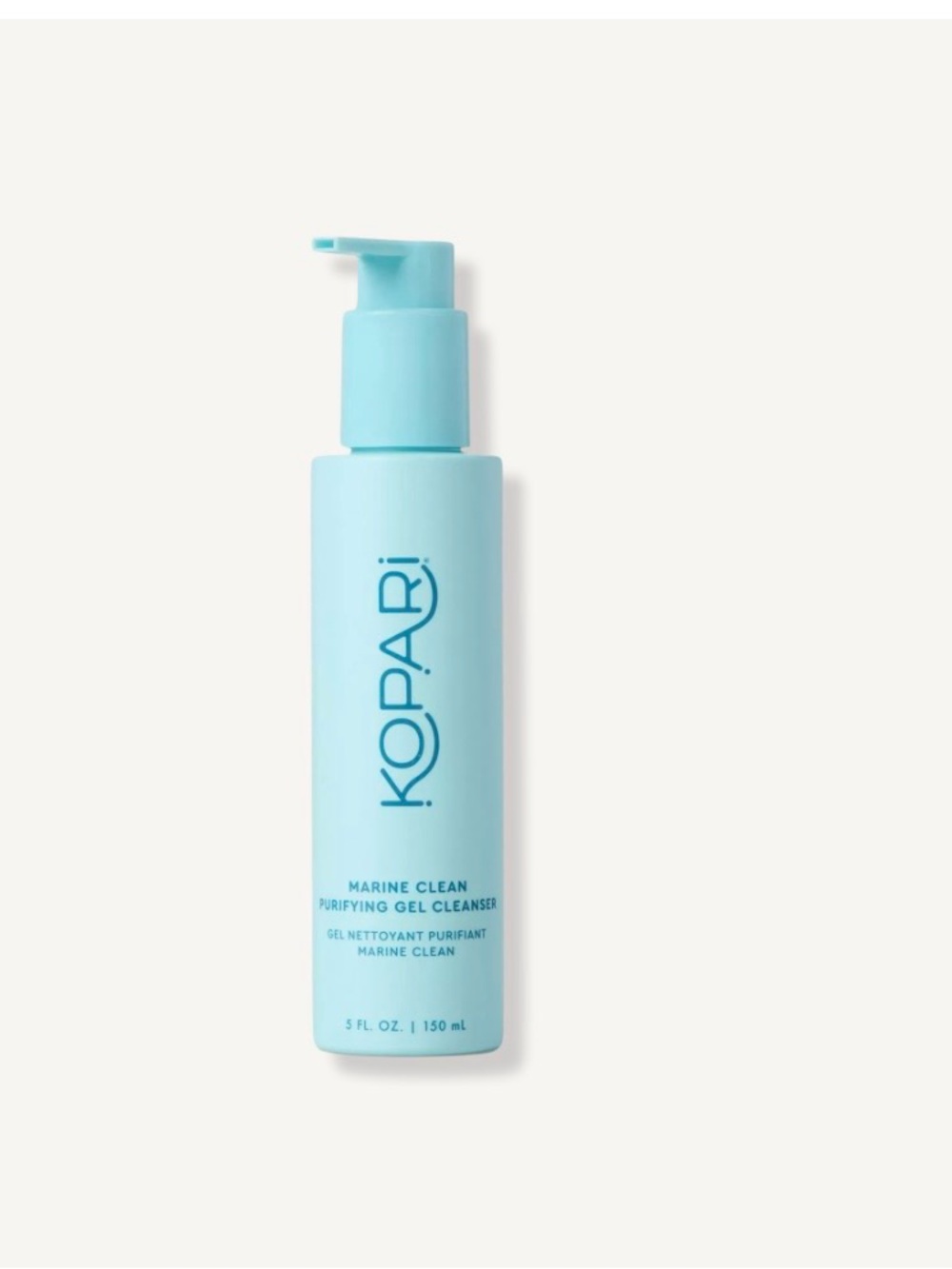 Kopari Light Blue Pump Bottle Kids Moisturizer